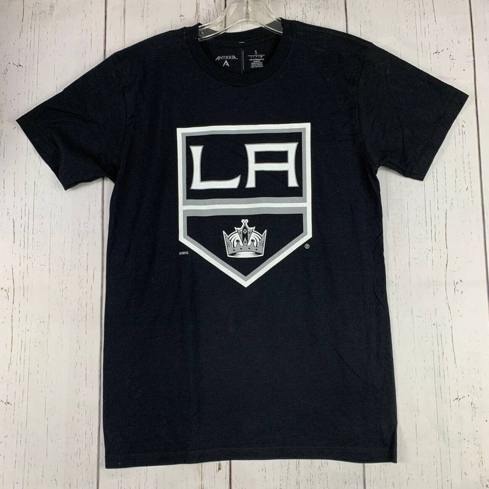Los Angeles LA Kings NHL Antigua Small Black Tshirt New Men